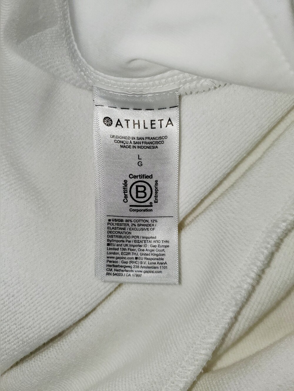 Athleta Heavyweight Terry Bermuda Short NWT Size: L - Picture 12 of 13